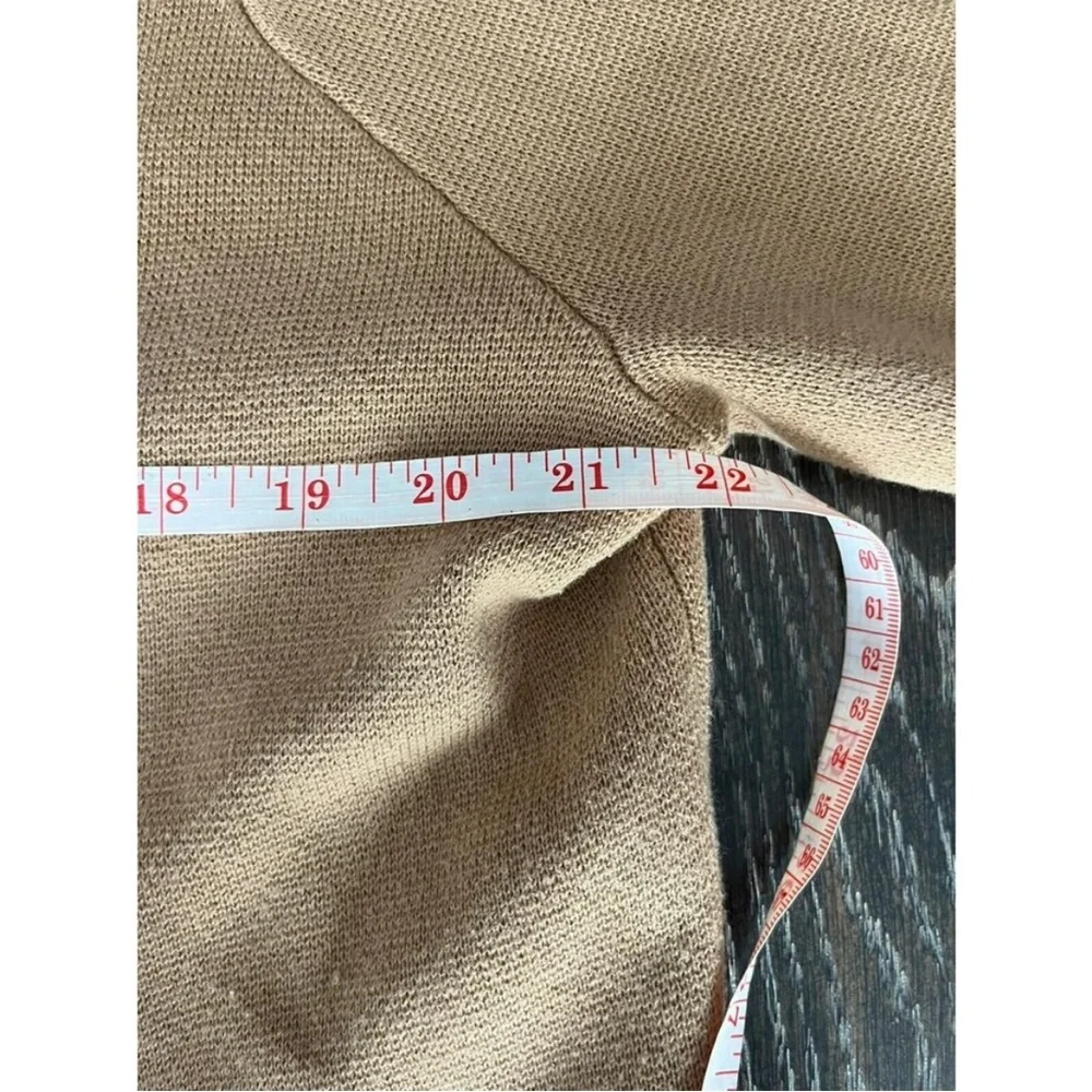 Talbots Camel Button-Front Cardigan - Picture 6 of 6